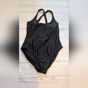 No Boundaries black one piece swimsuit. Size large juniors